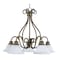 Maxim Lighting Pacific 5-Light 26.75" Wide Kentucky Bronze Chandelier 2657MRKB - alternate 1
